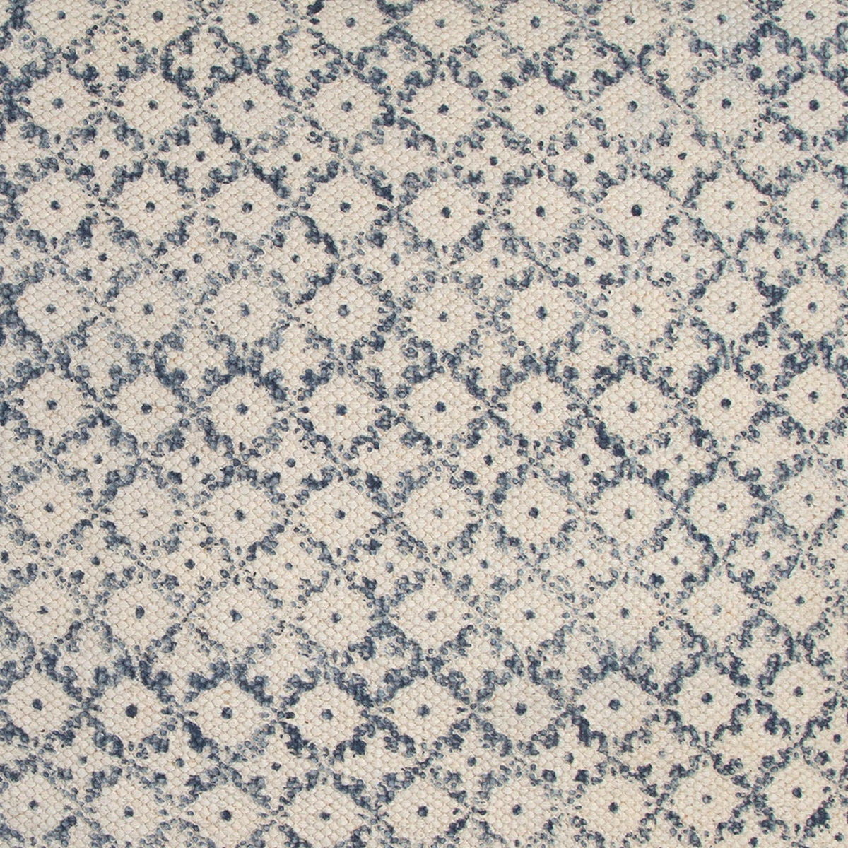 Rizzy Home Neutral Blue Geometric Throw Pillow, 22x22