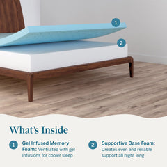 Lucid Firm 10-inch Gel Memory Foam Mattress
