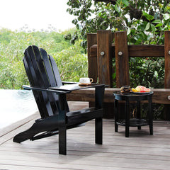 Cambridge Casual Austin Outdoor Adirondack Chair - Black