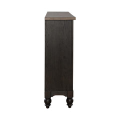 Americana Farmhouse Black Hall Buffet